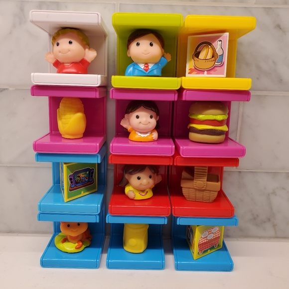 Safety 1st Cubikals Stack Play Set 12 Blocks Case - Picture 9 of 12